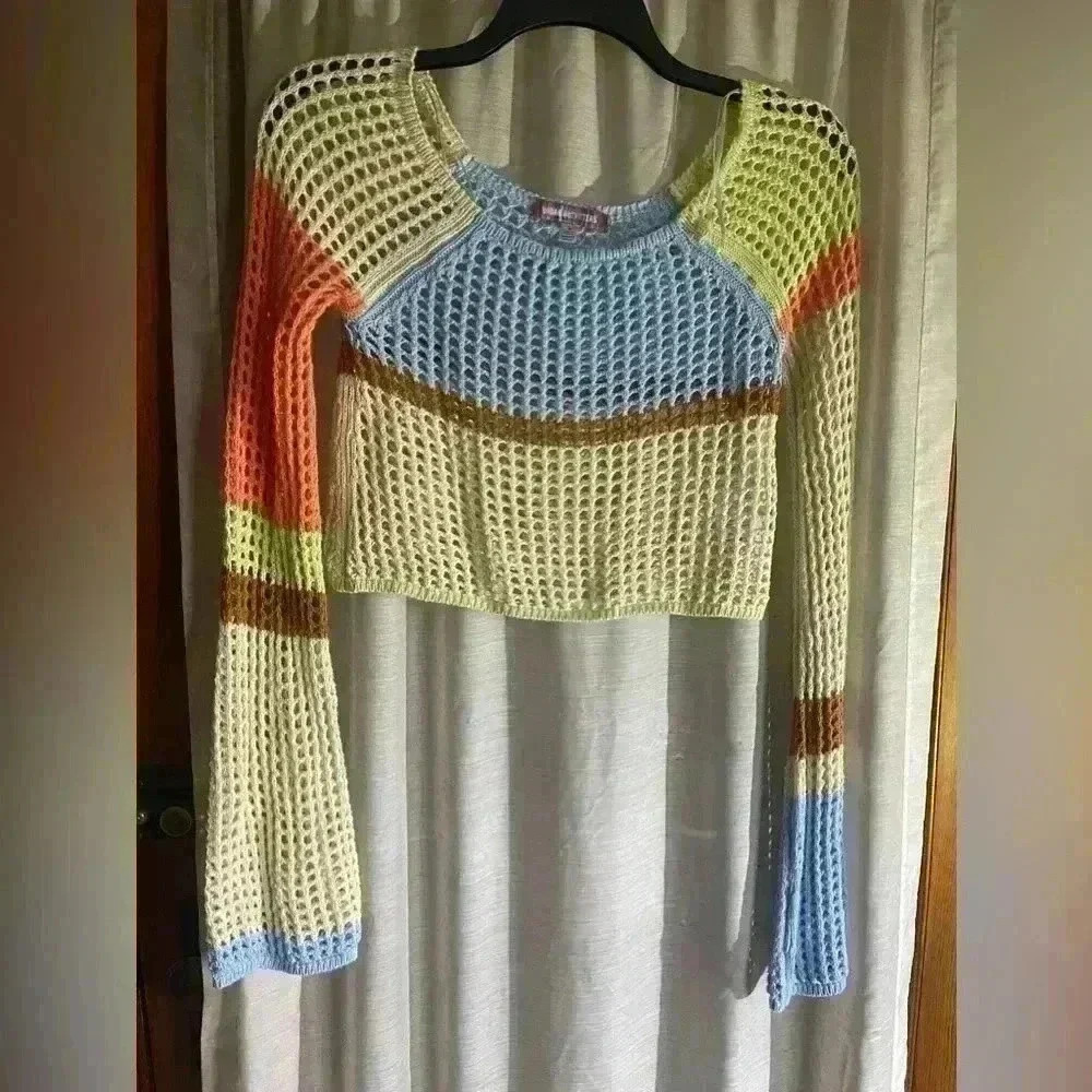 Urban outfitters open knit sweater